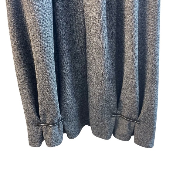 Boo Radley Australia Avant Guarde Gray Sleeveless Full Front Zip Dress, Artsy XS - Picture 9 of 9
